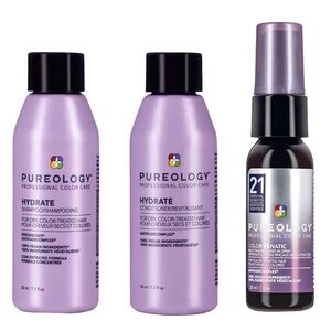 🆕 Pureology Hydrate Travel-Size Hair Care Set